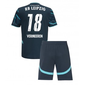 Dětské fotbalový komplet RB Leipzig Arthur Vermeeren #18 Tretí košile 2024-25 Krátkým Rukávem